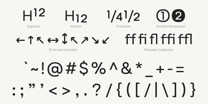 Horiva Sans Font Poster 15