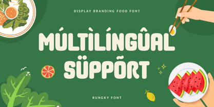 Rungky Font Poster 12