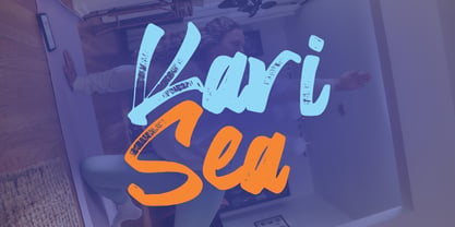 Kari Sea Font Poster 2