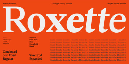 Roxetto Font Poster 1
