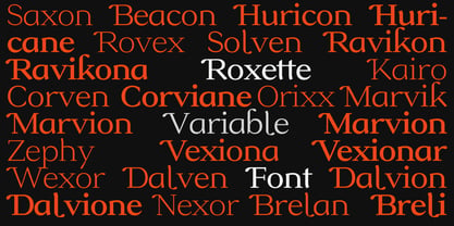Roxetto Font Poster 2