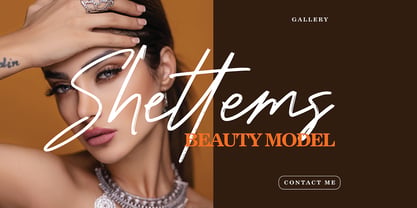 Gothmora Signature Font Poster 10