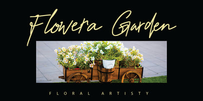 Gothmora Signature Font Poster 3