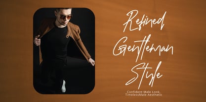 Gothmora Signature Font Poster 8