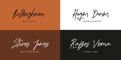 Gothmora Signature Font Poster 4