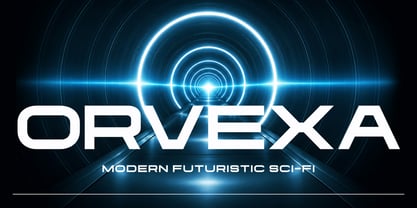 Orvexa Font Poster 1
