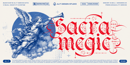 Strata magic Font Poster 9
