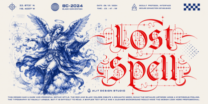 Strata magic Font Poster 11