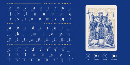 Strata magic Font Poster 14