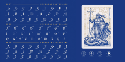 Strata magic Font Poster 8