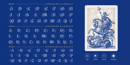 Strata magic Font Poster 4