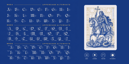 Strata magic Font Poster 6
