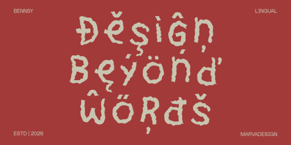 Bennsy Font Poster 10