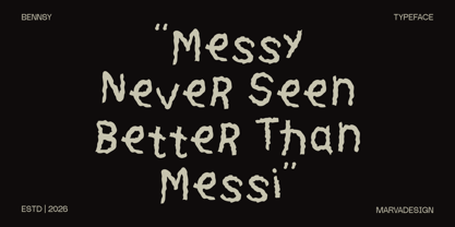 Bennsy Font Poster 9