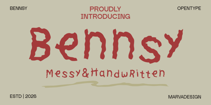 Bennsy Font Poster 1