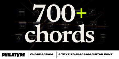 Chordagram Font Poster 5