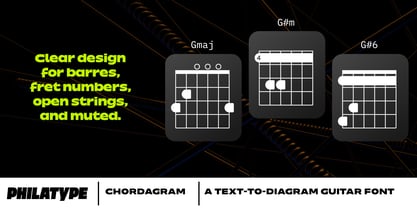 Chordagram Font Poster 3