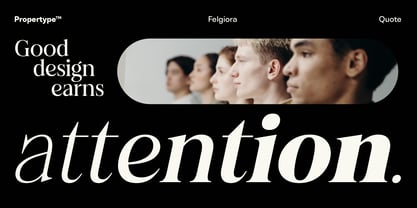 Felgiora Font Poster 6
