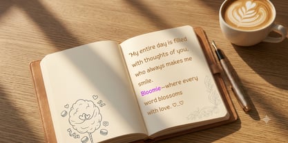ZFBloomie Font Poster 3