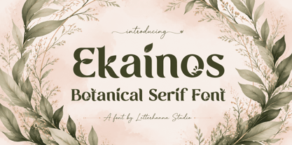 Ekainos Font Poster 1