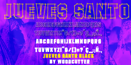 Jueves Santo Font Poster 5