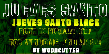 Jueves Santo Font Poster 1