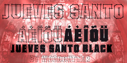Jueves Santo Font Poster 2