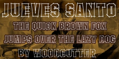 Jueves Santo Font Poster 3