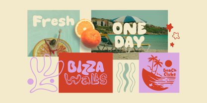 Bizza Walls Font Poster 4