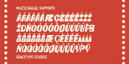 Wobble Font Poster 12