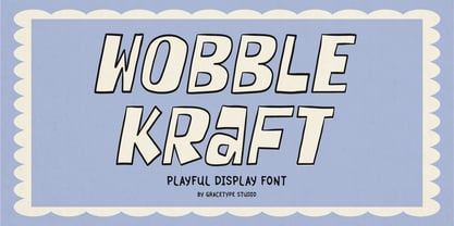 Wobble Font Poster 1