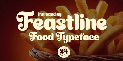 Feastline Font Poster 1