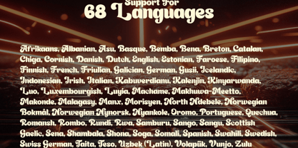 Feastline Font Poster 4