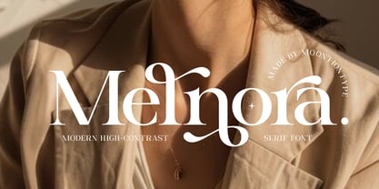 Melnora Font Poster 1