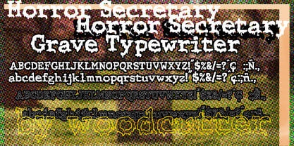 Grave Typewriter Font Poster 5