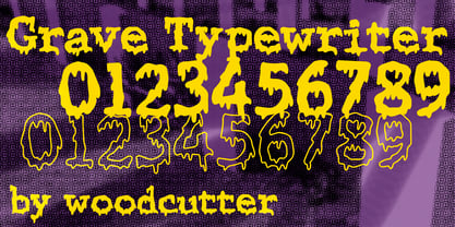 Grave Typewriter Font Poster 6