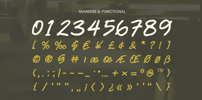 Old School Font Poster 14