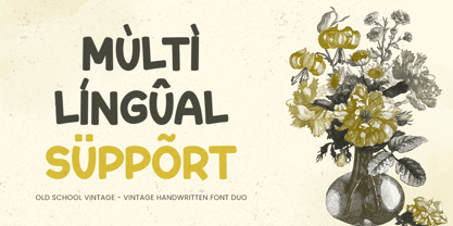 Old School Font Poster 15