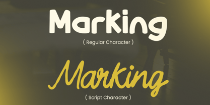 Old School Font Poster 9