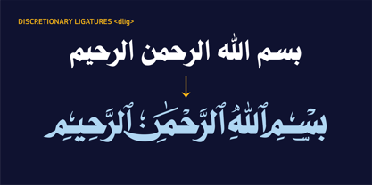 HS Nibras Font Poster 11