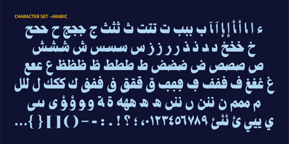 HS Nibras Font Poster 2