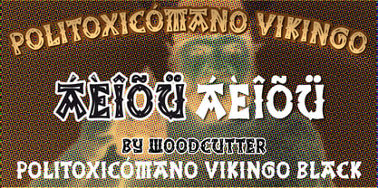 Politoxicómano Vikingo Font Poster 3