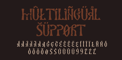 Eastern Blackletter Font Poster 6