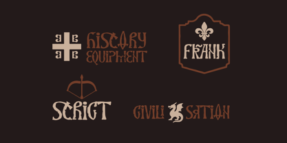 Eastern Blackletter Font Poster 7