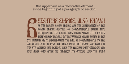 Eastern Blackletter Font Poster 5