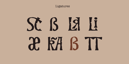 Eastern Blackletter Font Poster 9