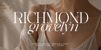 Richmond Grovelyn Font Poster 1