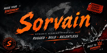 Sorvain Font Poster 1