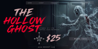 Nelyx Brush Font Poster 7