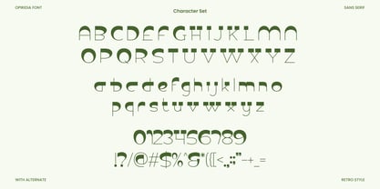Opiradia Font Poster 8
